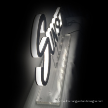 DINGYISIGN Factory Price Led Side Lit 3D Lettering Custom Shop Electronic Signs With Base